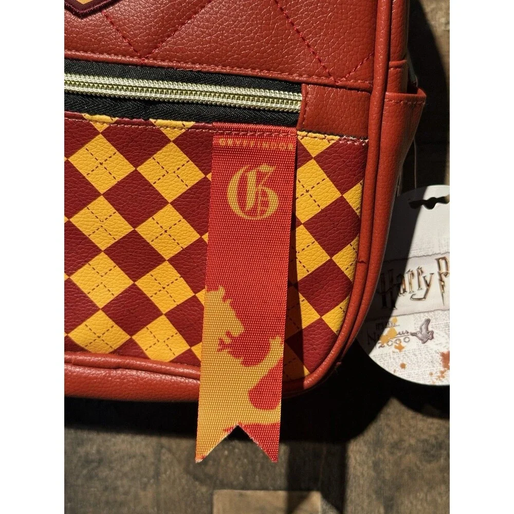 NEW -Harry Potter Gryffindor Mini Backpack Red, faux leather ships fast!